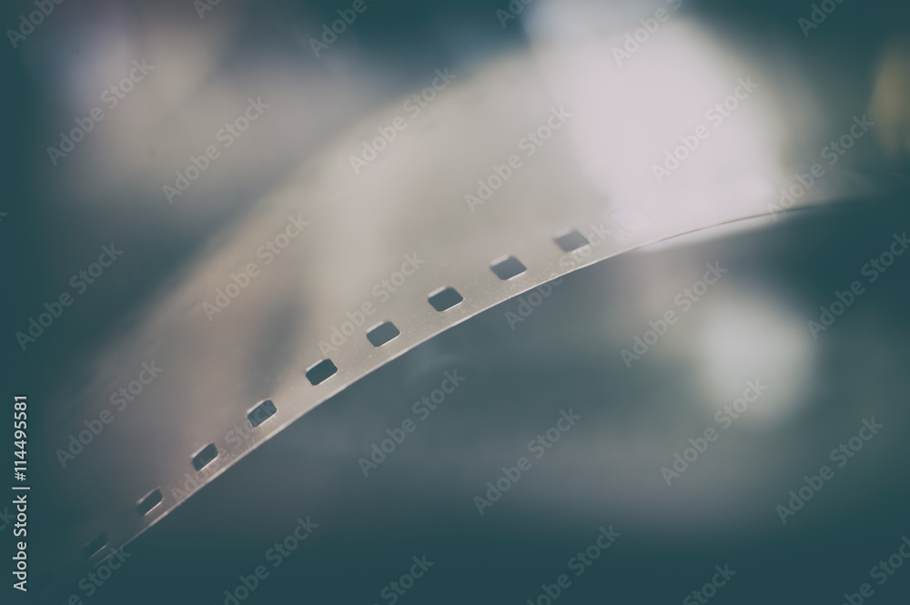 35 mm film reel extreme close up, movie symbol Stock Photo