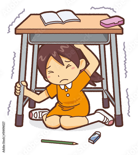 震災のイメージイラスト