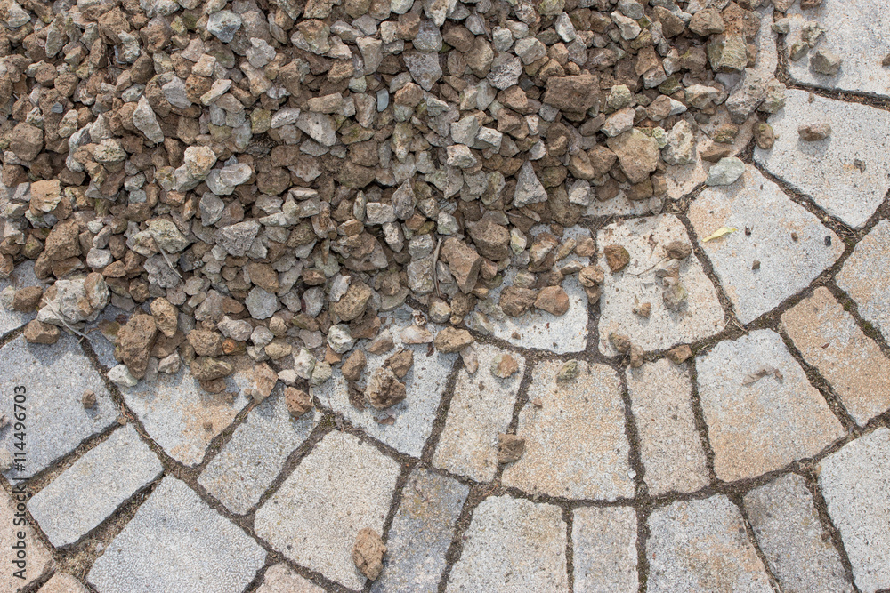 Paved stone circle Paved stone circle