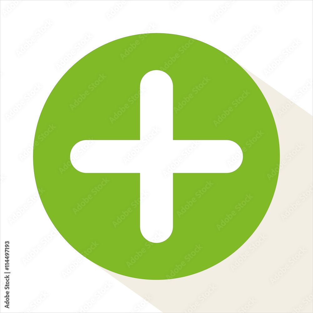Obraz premium plus button vector