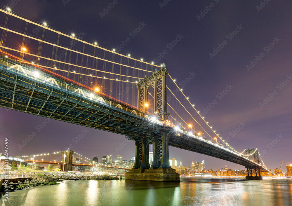 Obraz premium Manhattan bridge in New York City