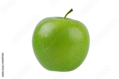 green apple isolated