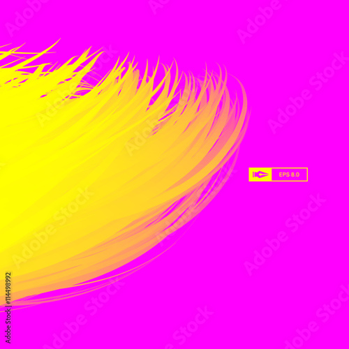 Optical Fiber. Vector Illustration. 3D Abstract Background. 