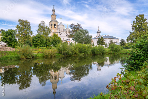 beautiful russian landscape with Spaso-Prilutsky Monastery, Volo
