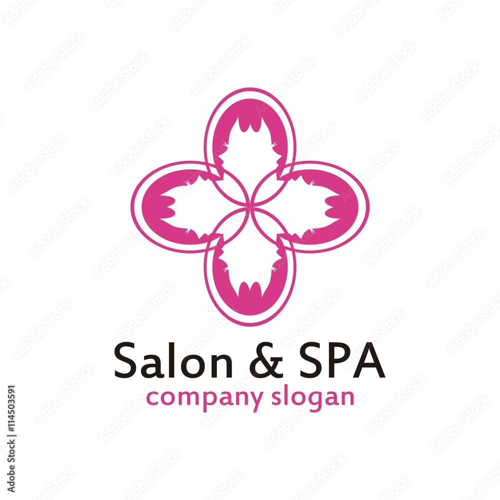 Logo Salon & Spa organic body skin care relaxation