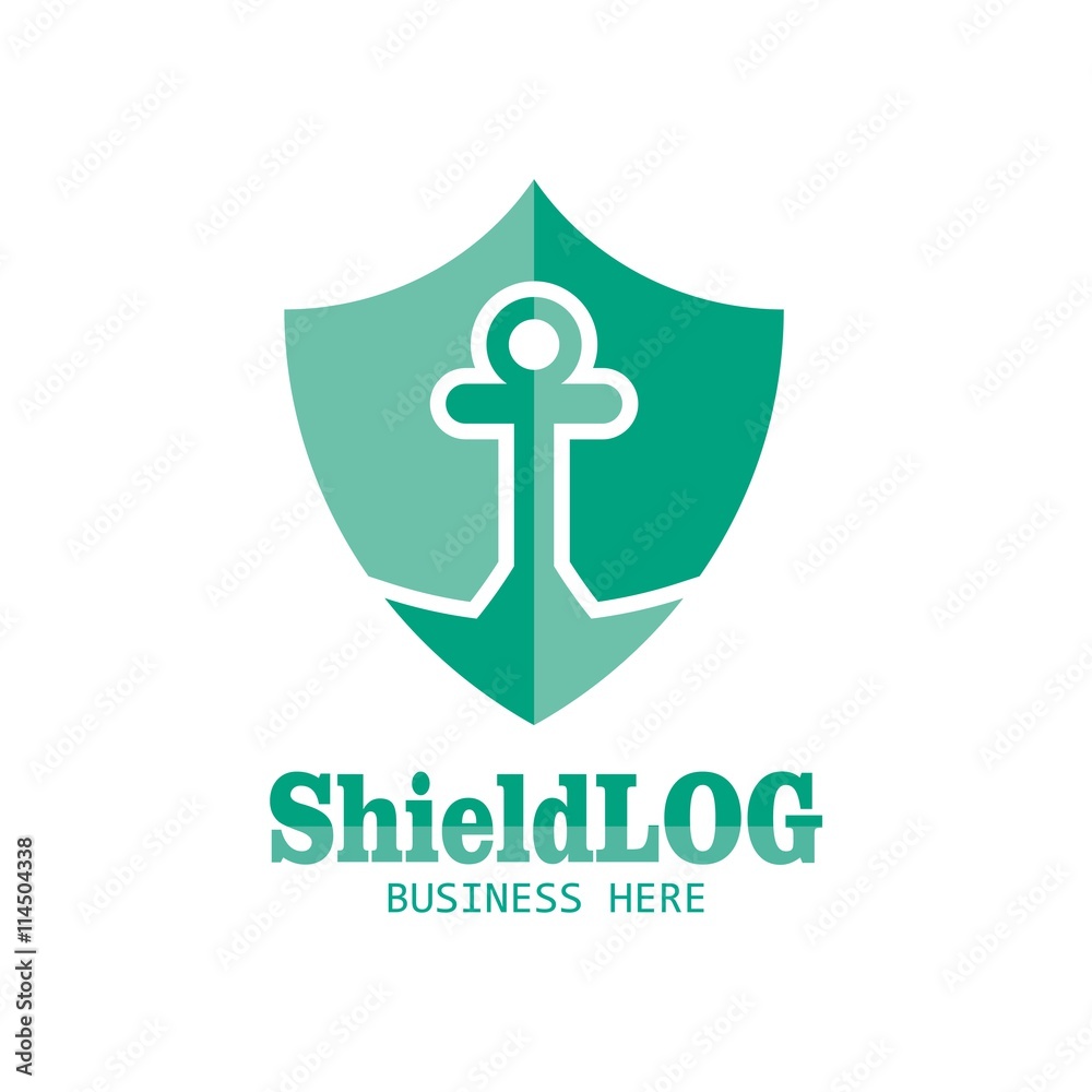 Logo shield abstract protection safety creative design vector Logo shield abstract protection safety creative design vector