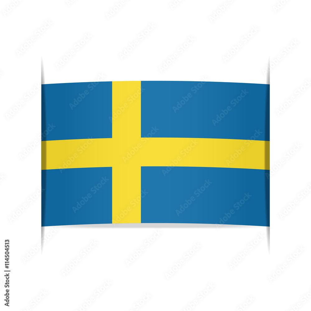 Flag of Sweden. Element for infographics. Flag of Sweden. Element for infographics.
