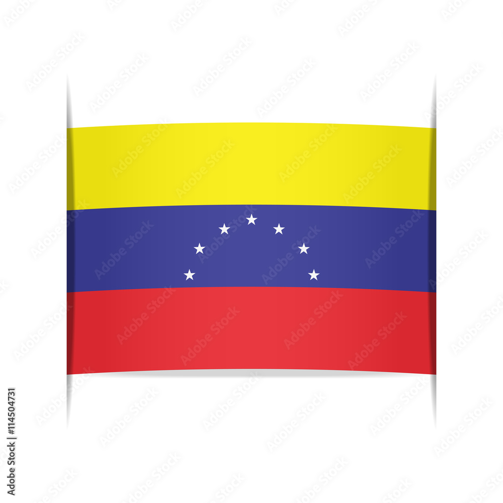 Naklejka premium Flag of Venezuela. Element for infographics.