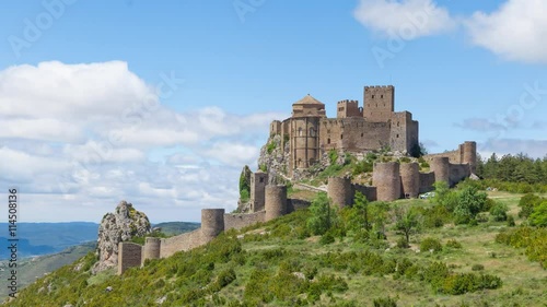 Castle of Loarre, Huesca province, Spain - timelapse video
 photo