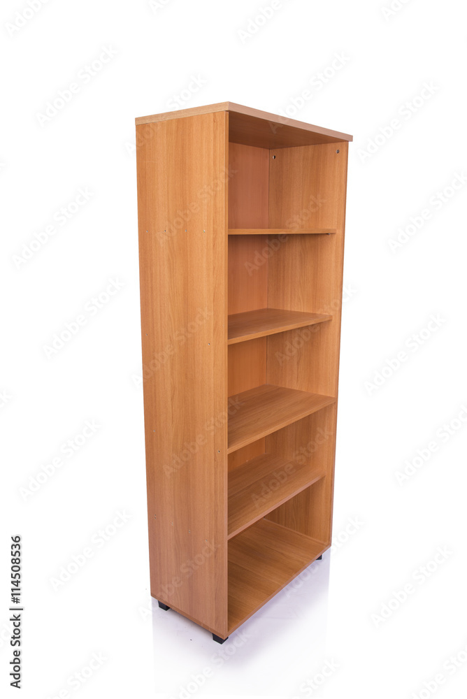 Office cabinet shelf isolated on white background Office cabinet shelf isolated on white background