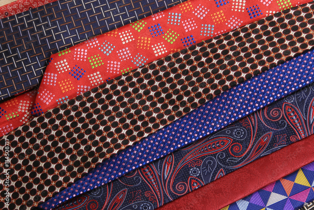 Plenty of colorful neckties Plenty of colorful neckties