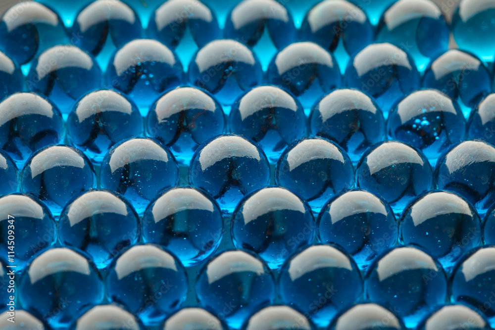 Fototapeta premium background blue glass balls