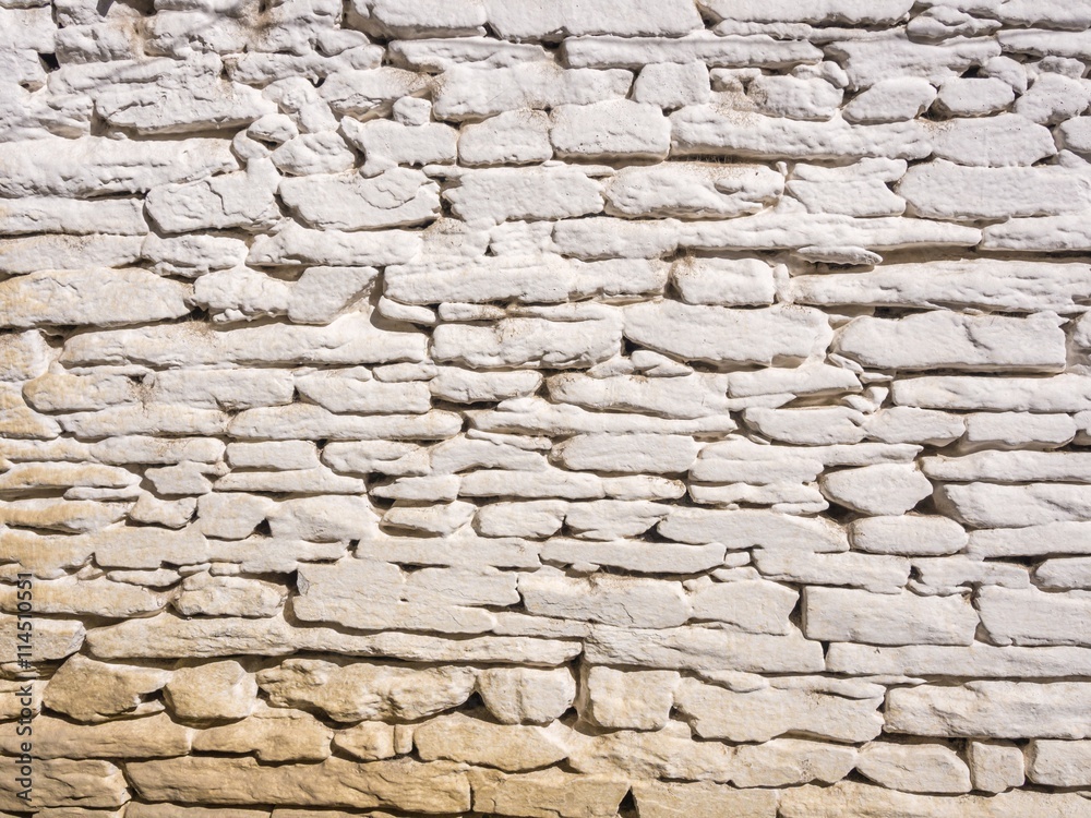 Obraz premium Textured Old Brick Wall in Nepal