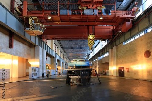 hydroelectric turbine hall