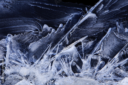 texture of fine ice crystals
