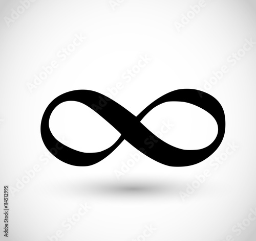 Infinity sign vector 