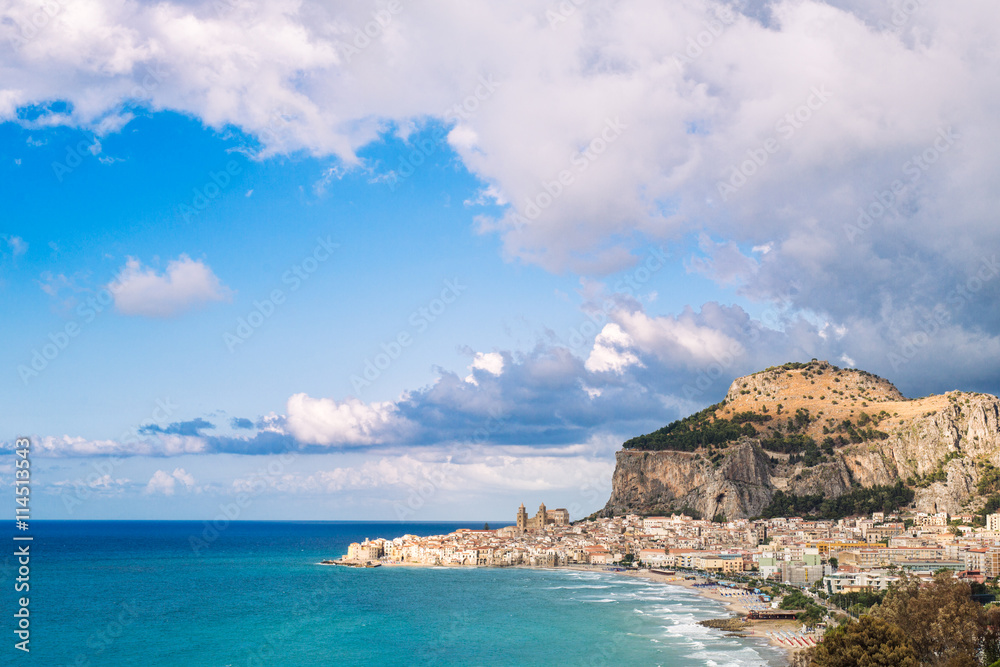 Beach of Cefalu, Sicily