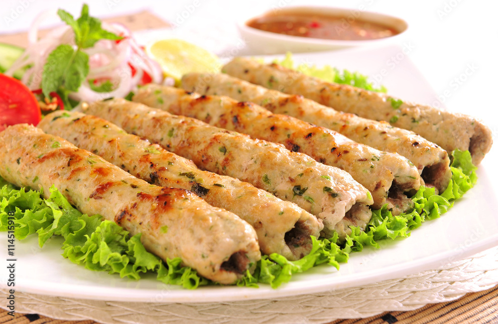 Chicken Reshmi Kebabs Chicken Reshmi Kebabs