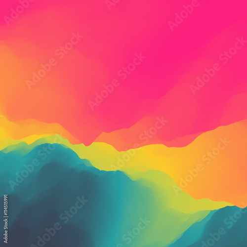 Colorful Abstract Background. Design Template. Modern Pattern. Vector Illustration For Your Design. 