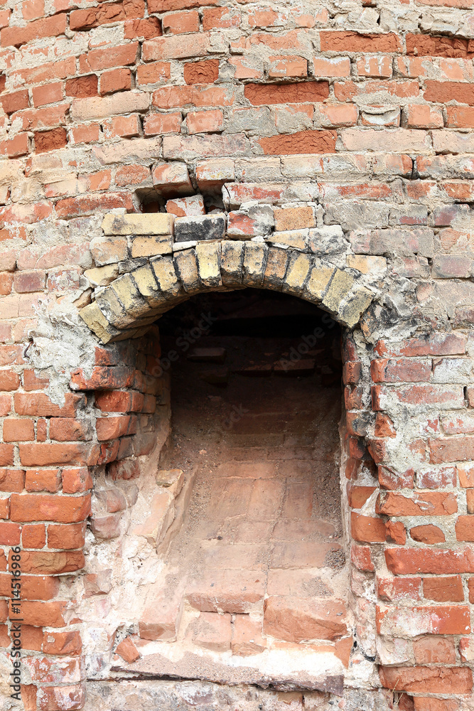 old smelter brick