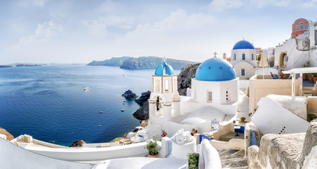 Wandcirkels Santorini Stijlvol Oia op Santorini  © refresh(PIX)