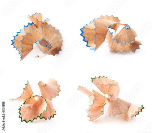 Pile of pencil's shavings i...