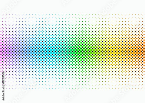 Colorful Halftone Screen Dots #Vector Background