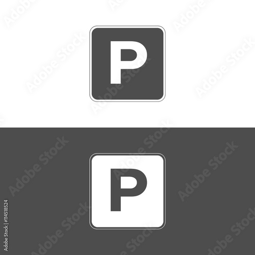Icono de señal de aparcamiento Free Download Icono de señal de aparcamiento - GFXLoad