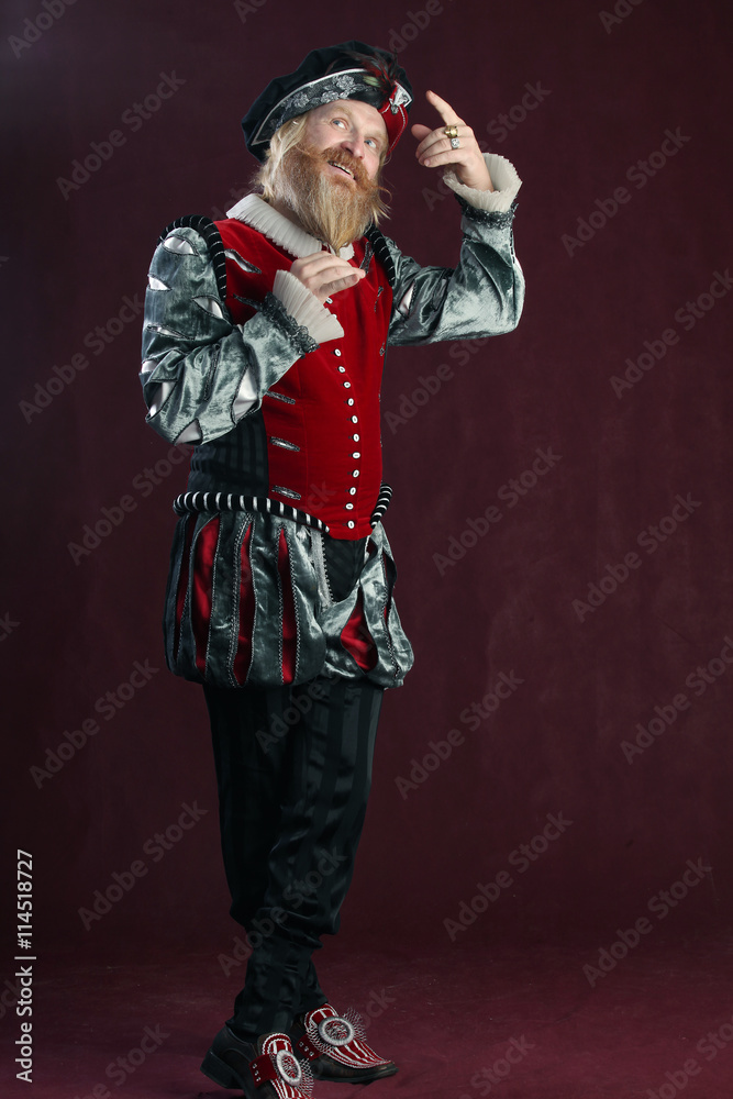 portrait of a man from the Middle Ages portrait of a man from the Middle Ages
