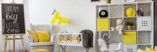 Quadro em tela Imaginative space for a little dreamer