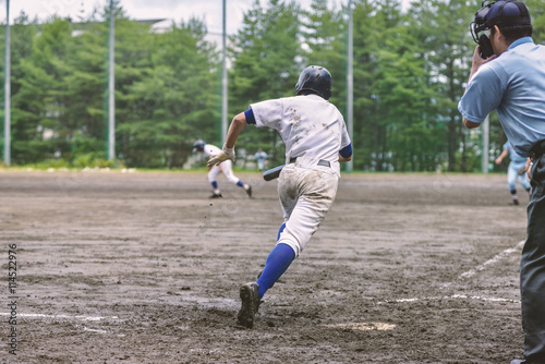 高校野球試合風景