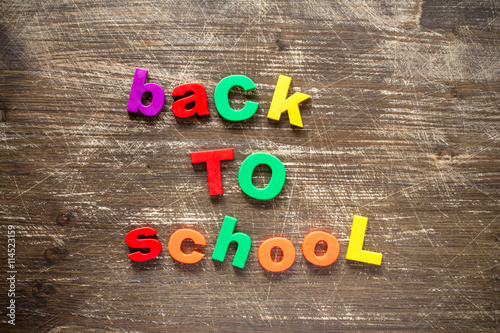 Wallpaper Mural The words Back to school Torontodigital.ca