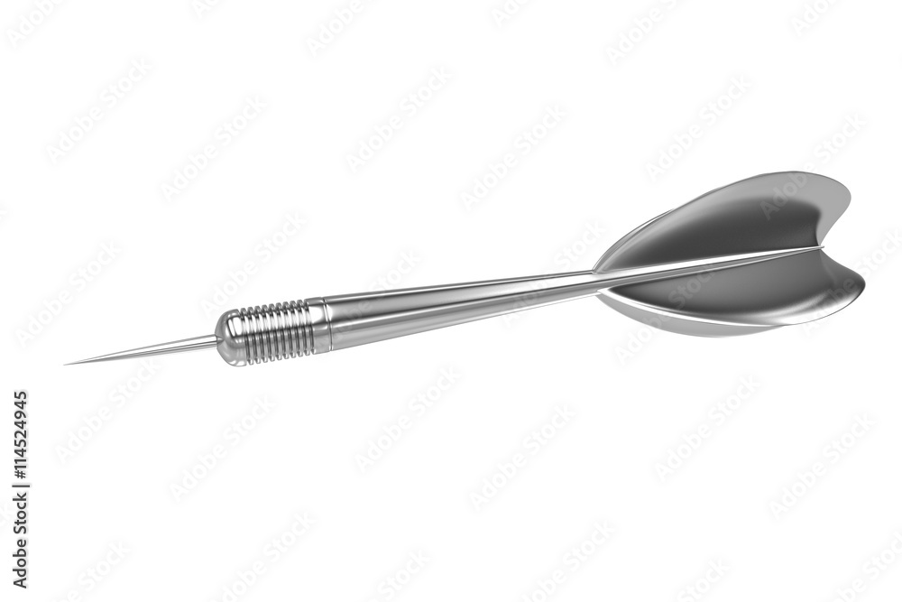 dart isolated on white. 3d rendering. dart isolated on white. 3d rendering.