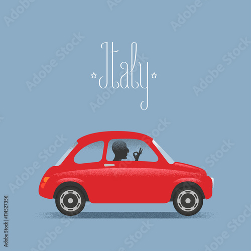 Travel to Italy illustration