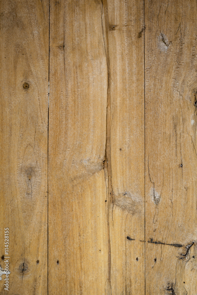 Fototapeta premium Old wooden door texture background in day light
