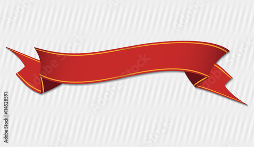 red ribbon banner