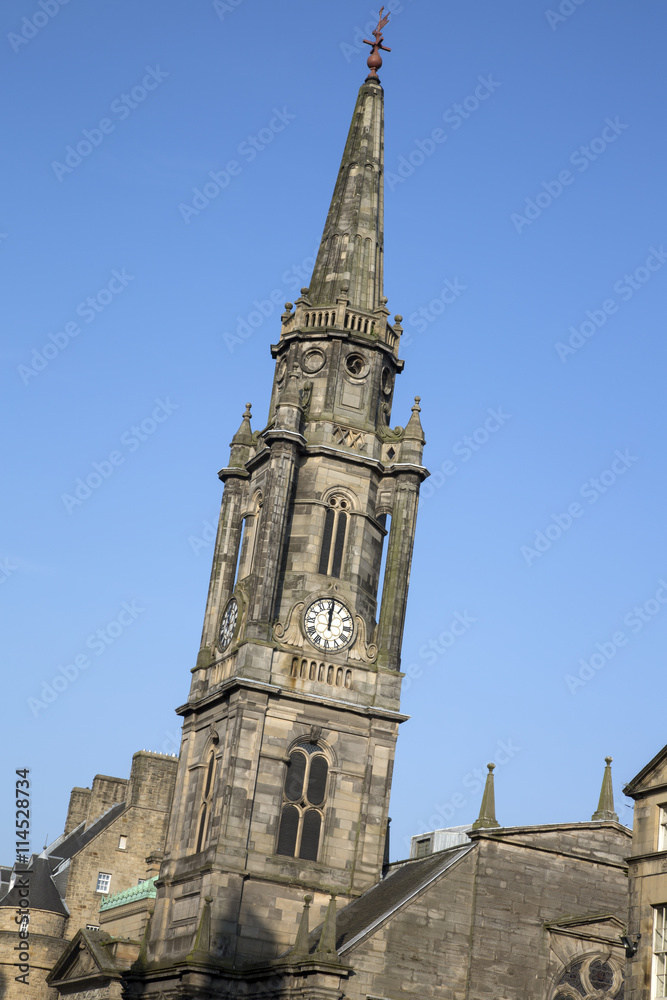 Tron Kirk Church Tower, Royal Mile Street; Edinburgh