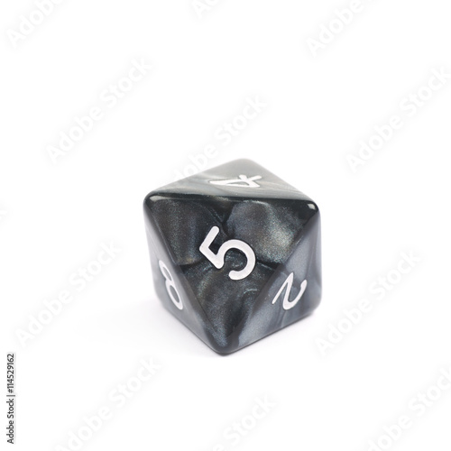 Roleplaying polyhedral dice isolated photo