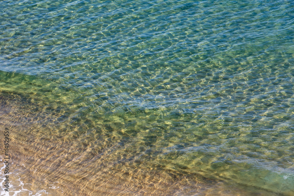 Sea water surface background.