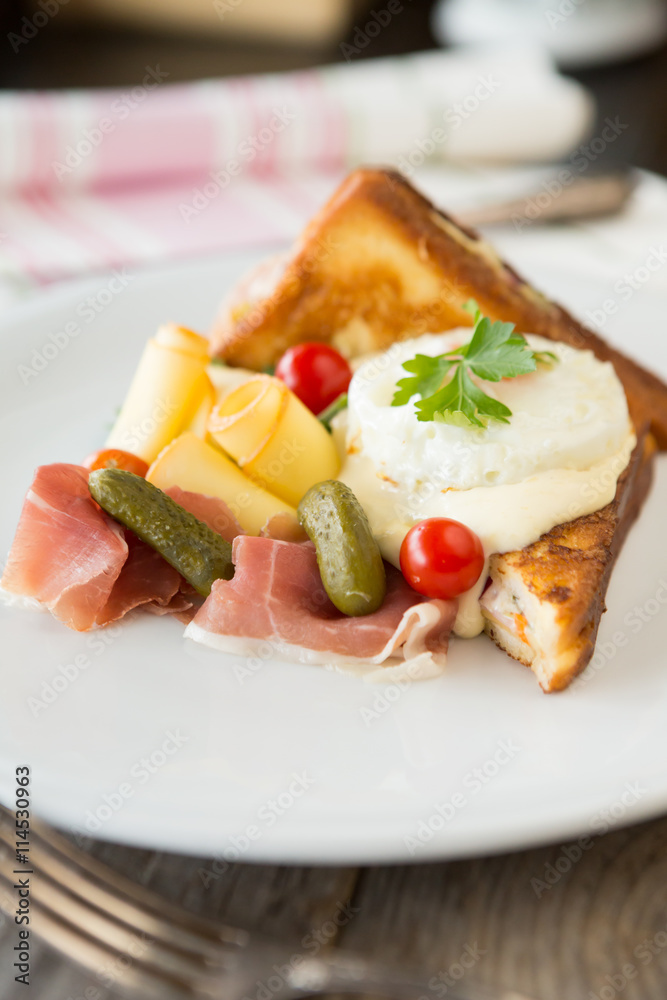 Italian breakfast plate