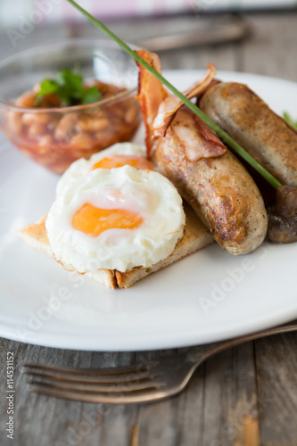 English breakfast plate