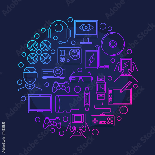 Electronic devices and gadgets symbol