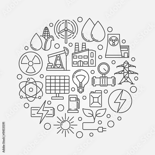 Energy concept vector illustration