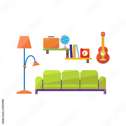 living Room Interior Set
