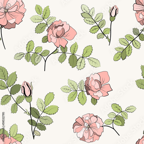 roses pattern