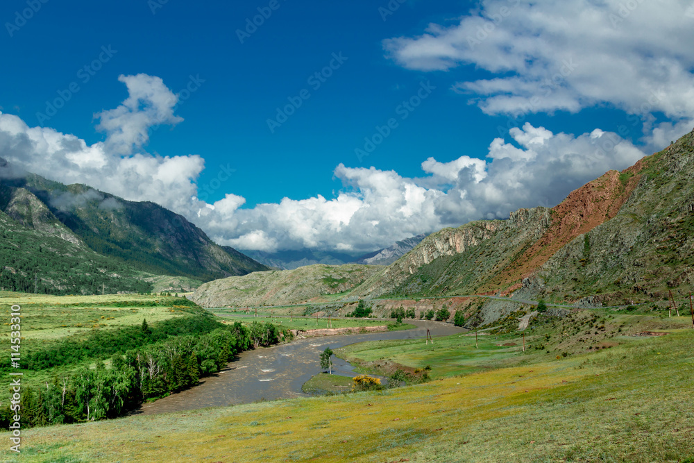 Altai Mountain River