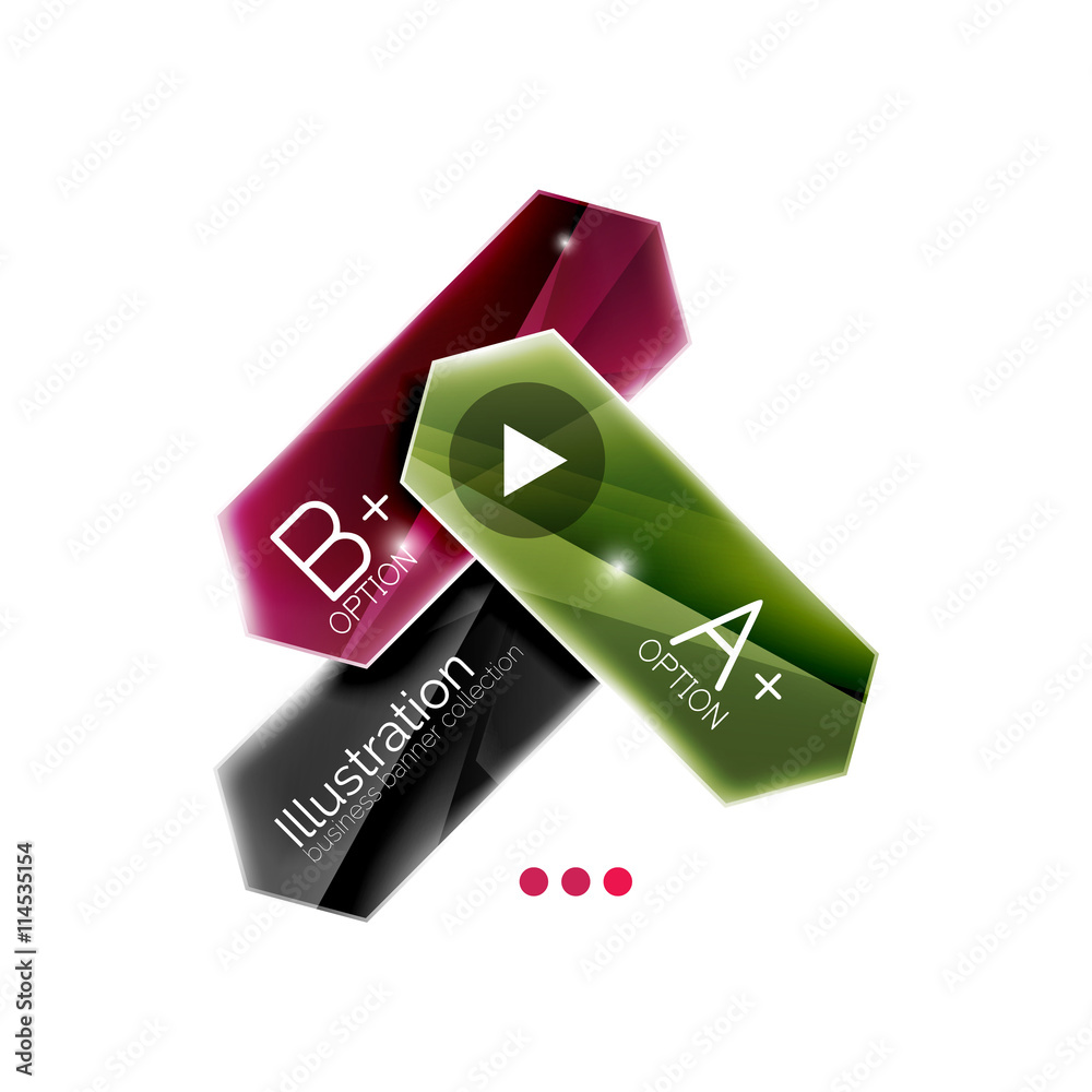Arrow infographics element Arrow infographics element
