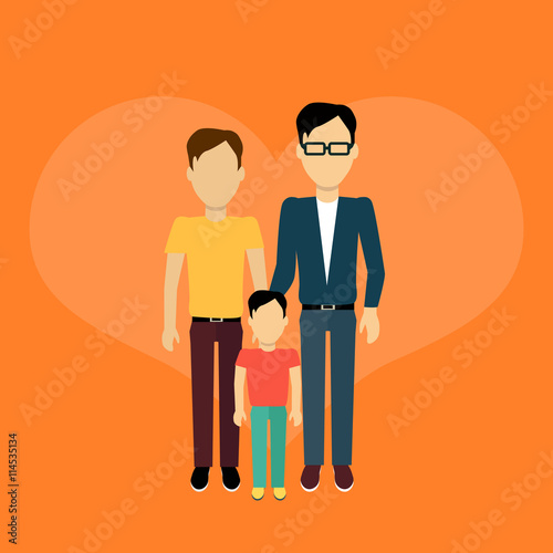Happy Family Concept Banner Design