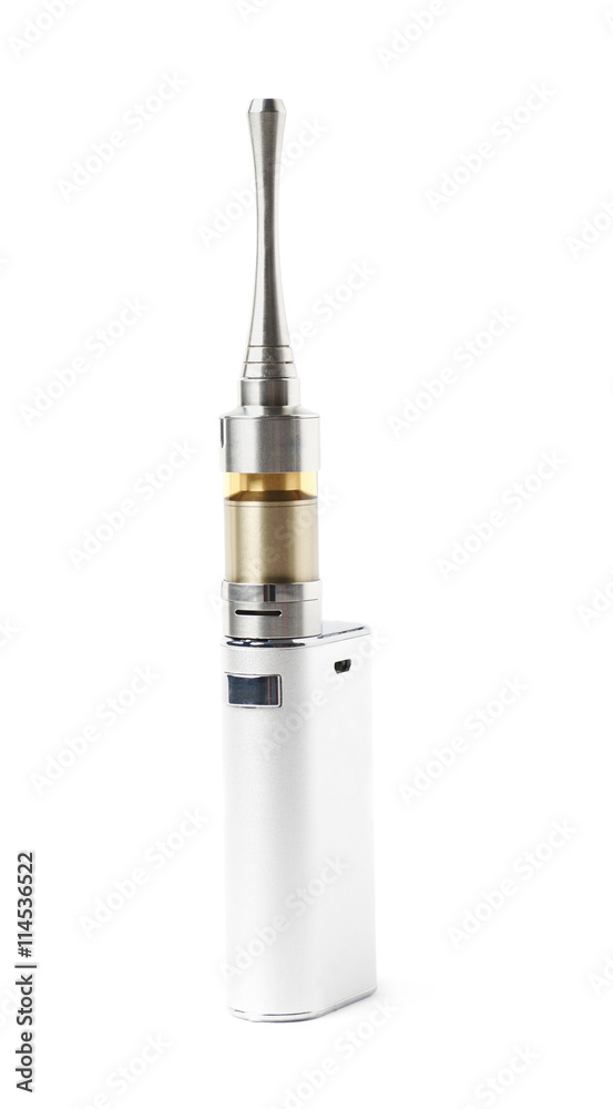 Generic vaping metal box device isolated Generic vaping metal box device isolated