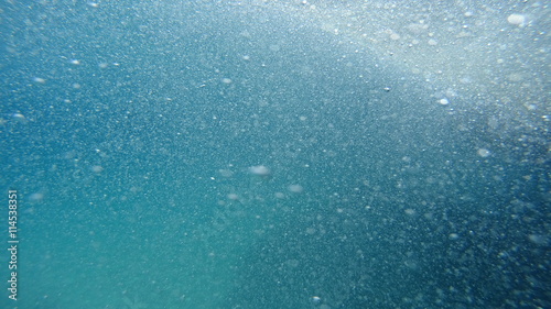 Sea water bubbles background